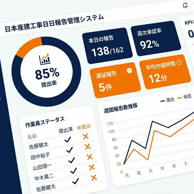管理ダッシュボード画面